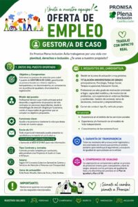 OFERTA DE EMPLEO PARA GESTORA DE CASO EN LA PROVINCIA DE ÁVILA